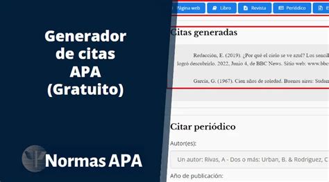 generador cita apa|Free APA Citation Generator [Updated for 2024]